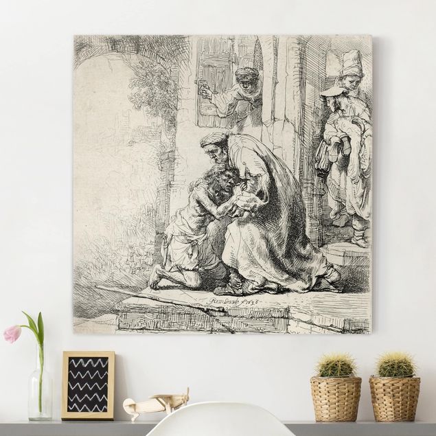 decoraçoes cozinha Rembrandt van Rijn - The Return of the prodigal Son