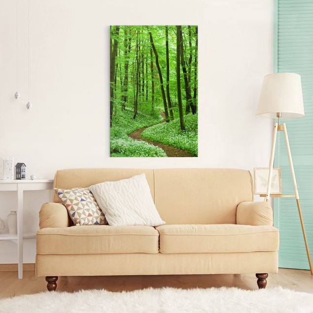 quadro com paisagens Romantic Forest Track