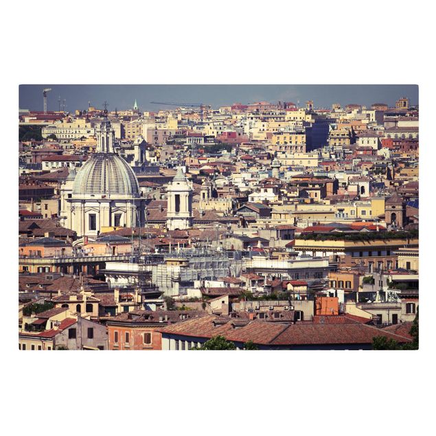Quadros cidades Rome Rooftops