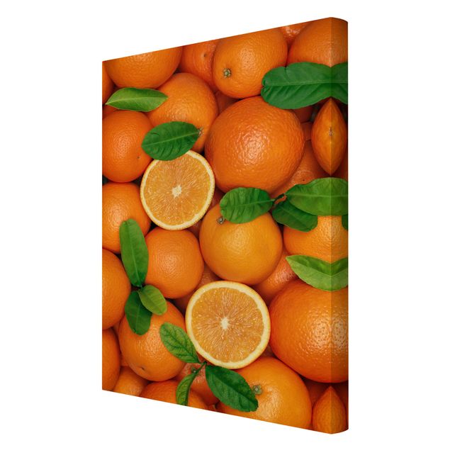 Quadros laranjas Juicy oranges