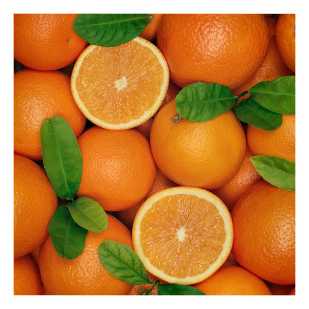 Telas decorativas legumes e fruta Juicy oranges