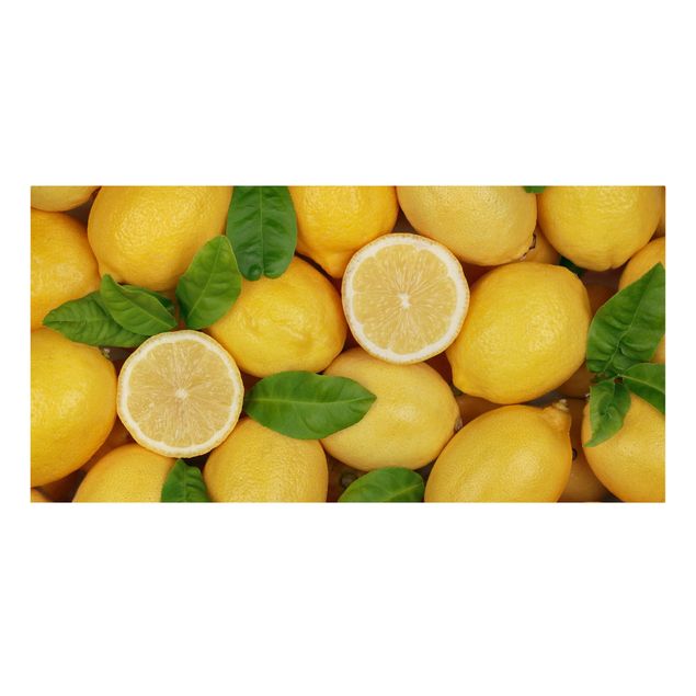 Telas decorativas legumes e fruta Juicy lemons