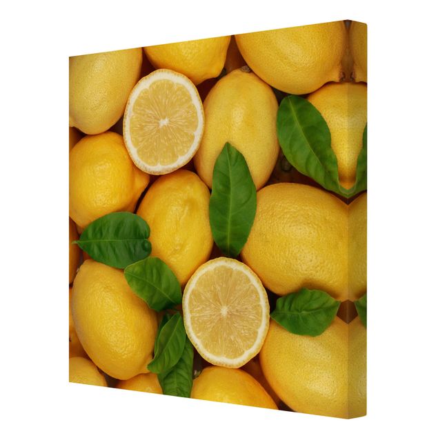 Quadros em amarelo Juicy lemons