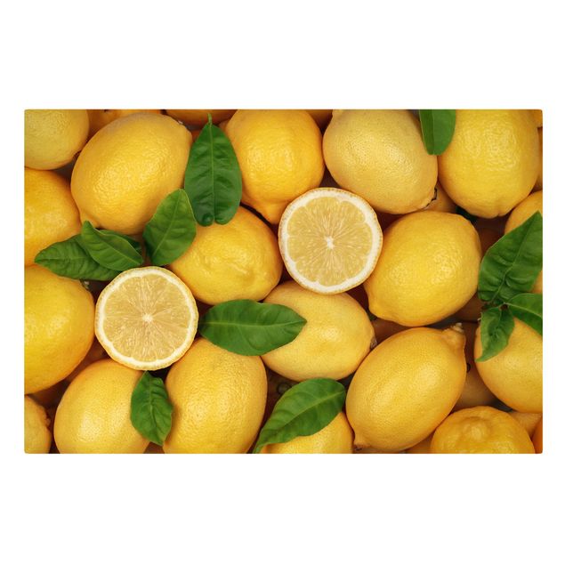 Telas decorativas legumes e fruta Juicy lemons