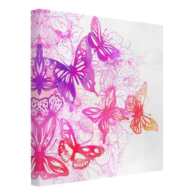 Telas decorativas animais Butterfly Dream