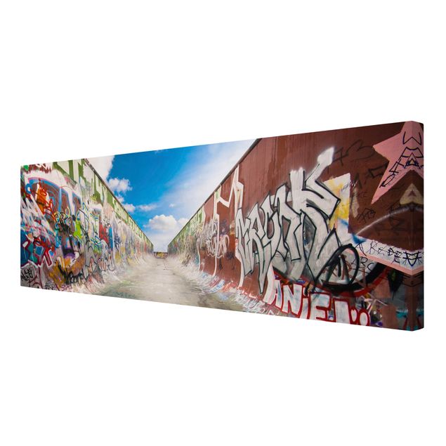 quadros para parede Skate Graffiti