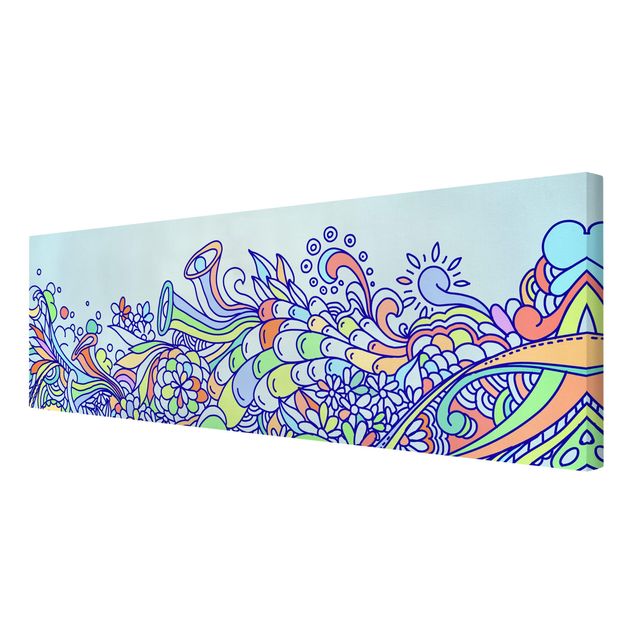 telas decorativas para paredes Summery Blossom Dream