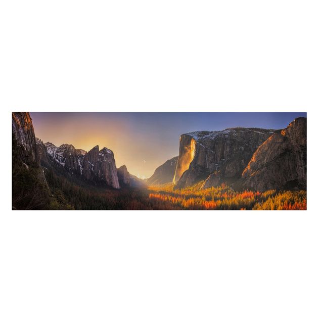 Quadros paisagens Sunset in Yosemite