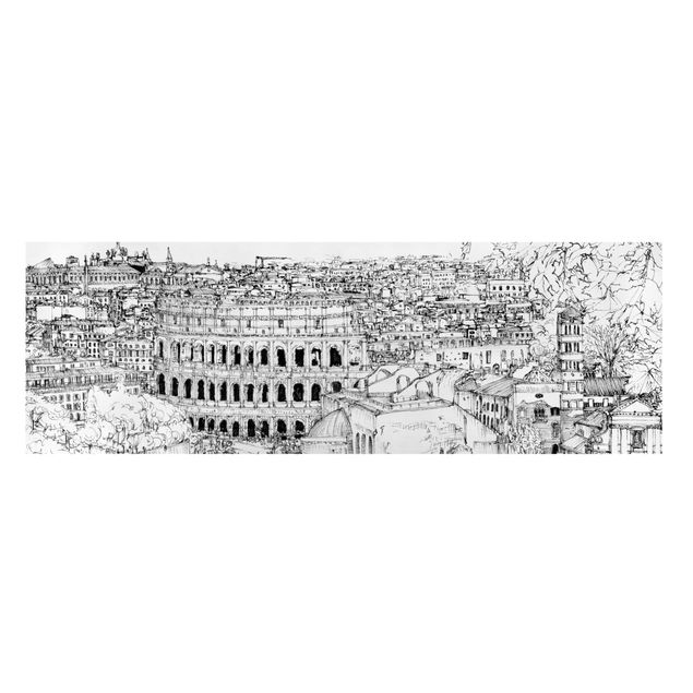 Quadros cidades City Study - Rome