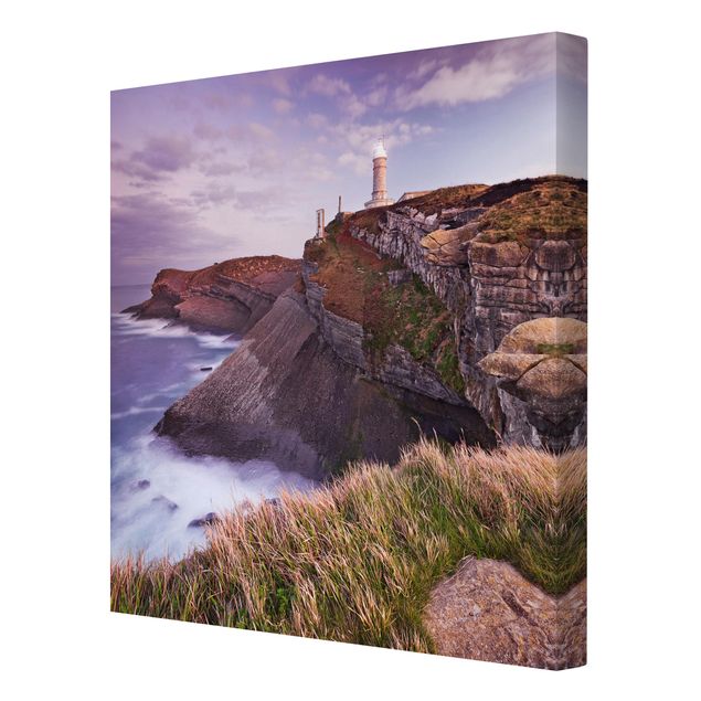 quadro com paisagens Cliffs And Lighthouse