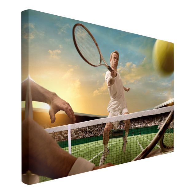 quadros modernos para quarto de casal Tennis Player