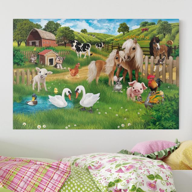decoração para quartos infantis Animal Club International - The Animals On The Farm