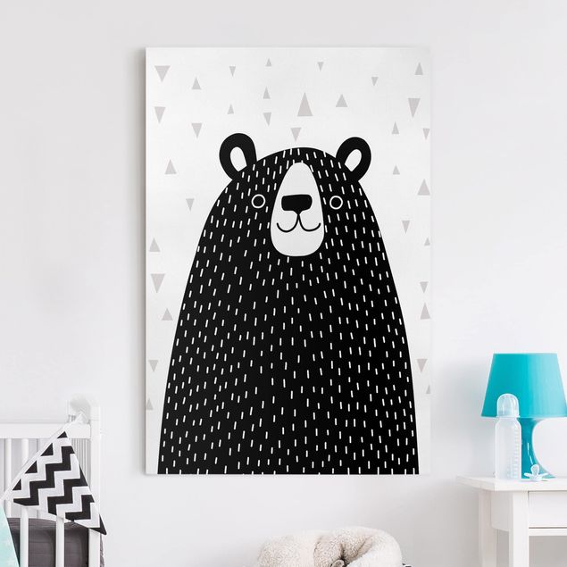Quadros ursos Zoo With Patterns - Bear