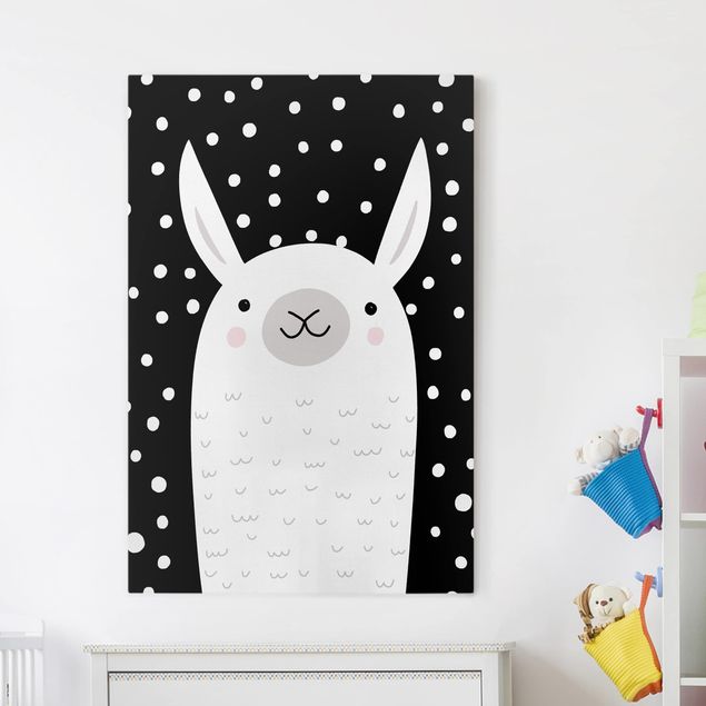 decoração para quartos infantis Zoo With Patterns - Lama