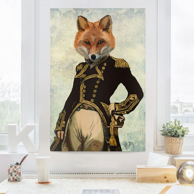 decoraçao cozinha Animal Portrait - Fox Admiral