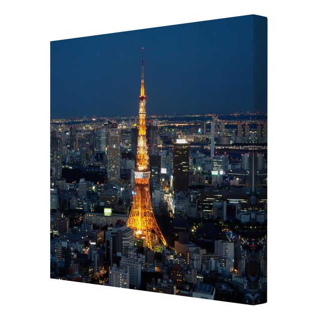 Telas decorativas cidades e paisagens urbanas Tokyo Tower