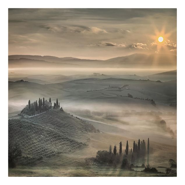 quadro da natureza Tuscany-Morning