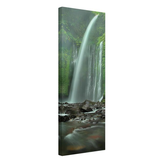 quadros de paisagens Tropical Waterfall