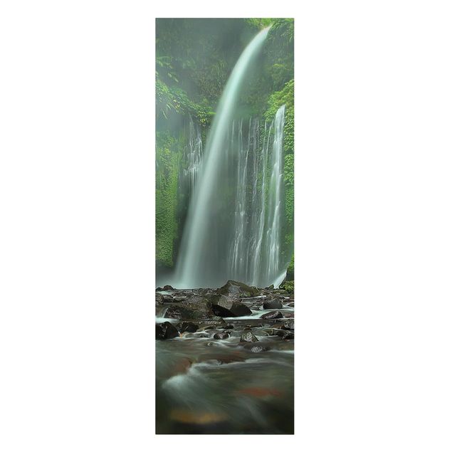 Telas decorativas paisagens Tropical Waterfall