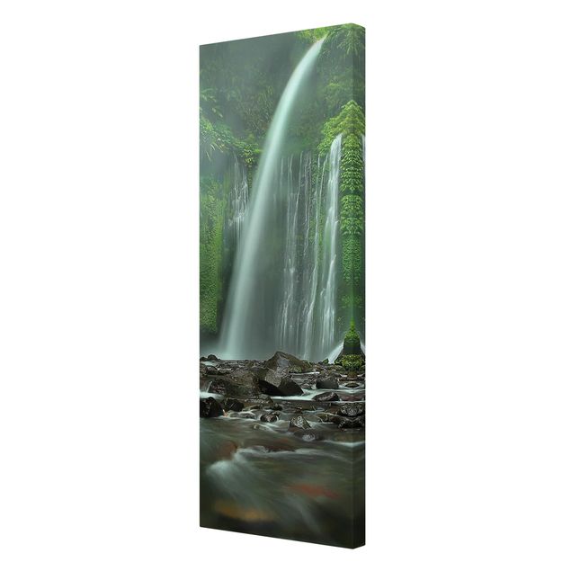 Telas decorativas florestas Tropical Waterfall