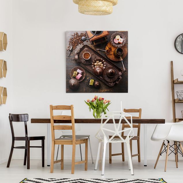 quadros modernos para quarto de casal Turkish Coffee