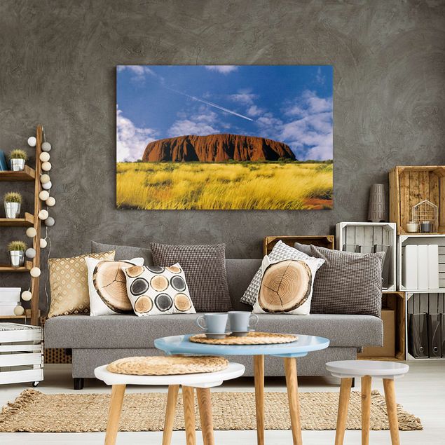 Telas decorativas deserto Uluru
