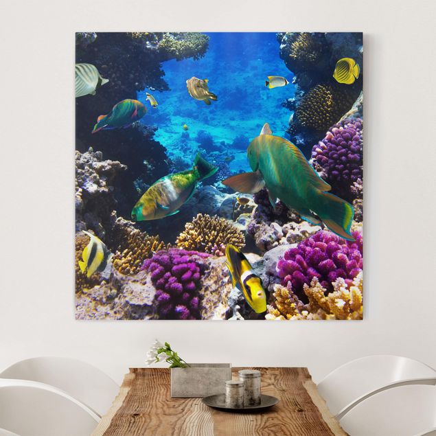 Telas decorativas peixes Underwater Dreams
