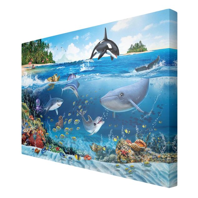 quadro decorativo mar Animal Club International - Underwater World With Animals
