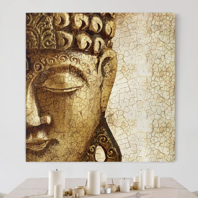 decoraçao para parede de cozinha Vintage Buddha