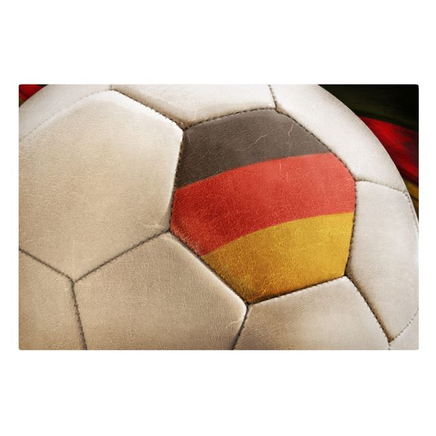 quadros modernos para quarto de casal Vintage Football Germany