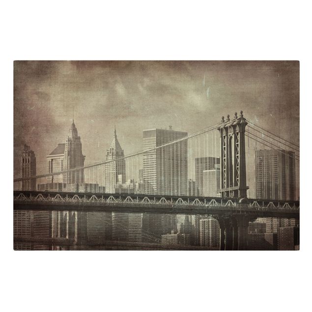 Quadros cidades Vintage New York City