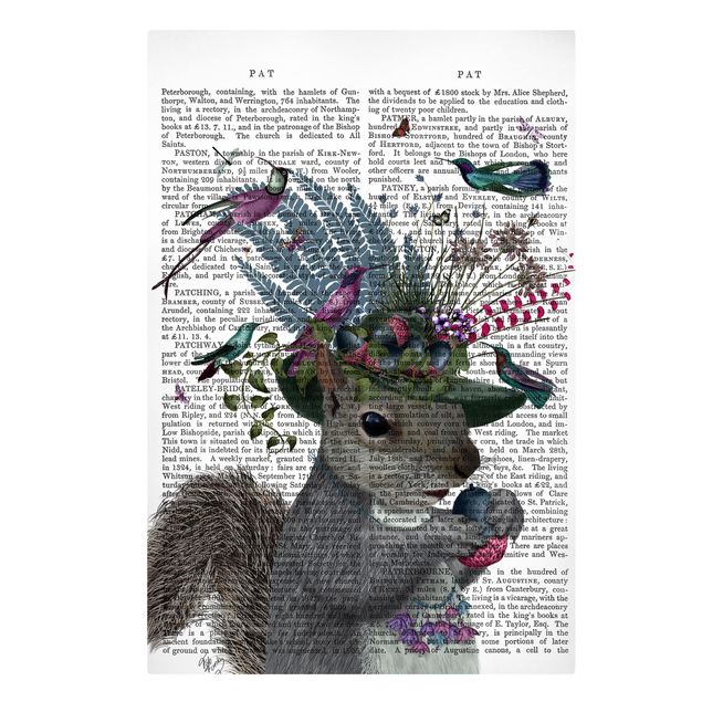 quadro com frases inspiradoras Fowler - Squirrel With Acorns