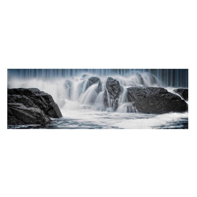 quadro da natureza Waterfall In Finland