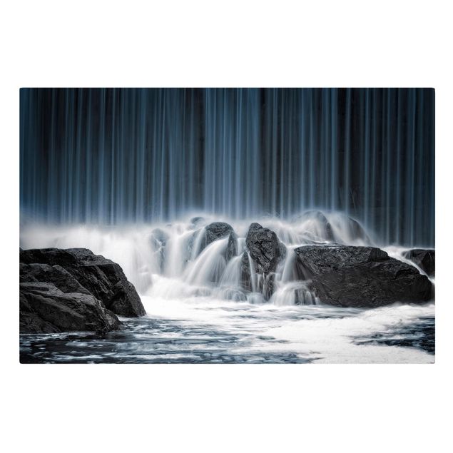 quadro da natureza Waterfall In Finland