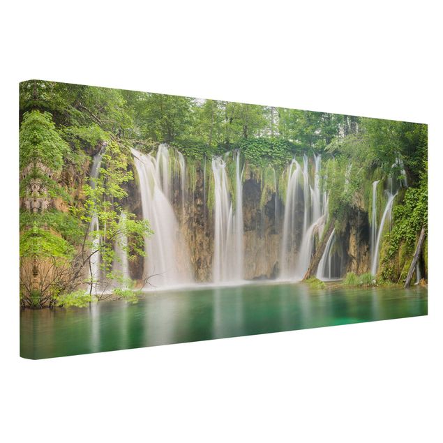 quadros de paisagens Waterfall Plitvice Lakes