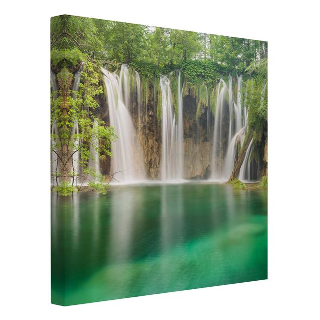 quadros de paisagens Waterfall Plitvice Lakes