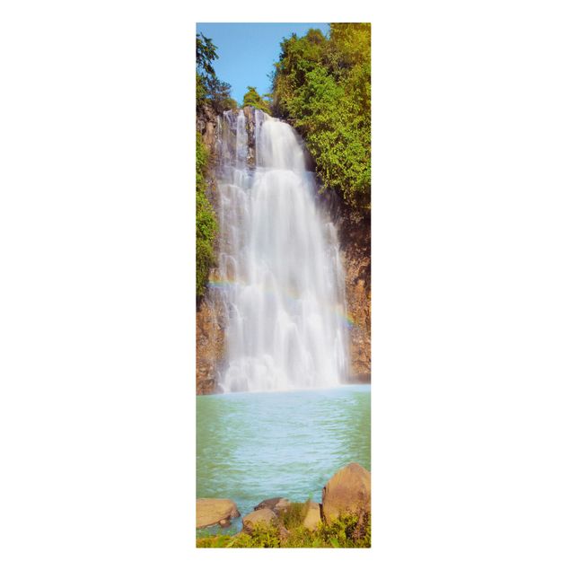 Telas decorativas paisagens Waterfall Romance