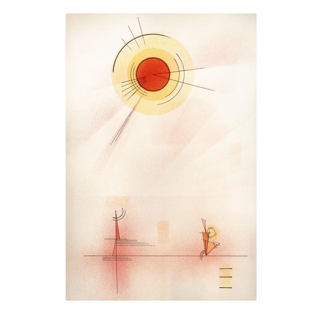 Quadros famosos Wassily Kandinsky - Rays