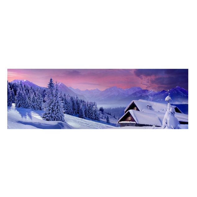 quadro com paisagens Christmas Dreamscape