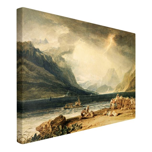 Quadros por movimento artístico William Turner - The Lake of Thun, Switzerland