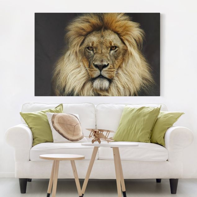 Telas decorativas leões Wisdom Of Lion