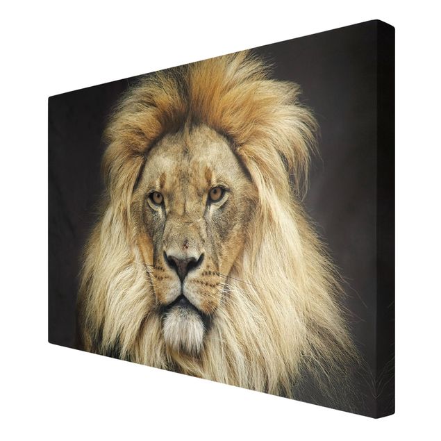 quadros decorativos para sala modernos Wisdom Of Lion