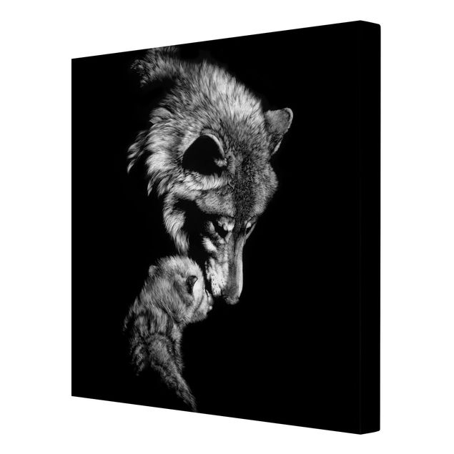 quadros para parede Wolf In The Dark