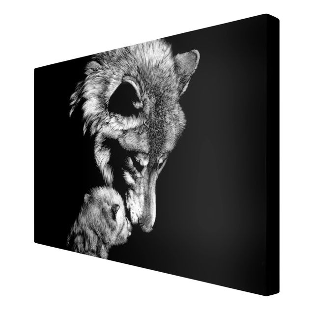 quadros para parede Wolf In The Dark