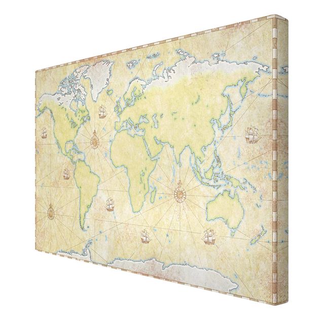 Quadros decorativos World Map