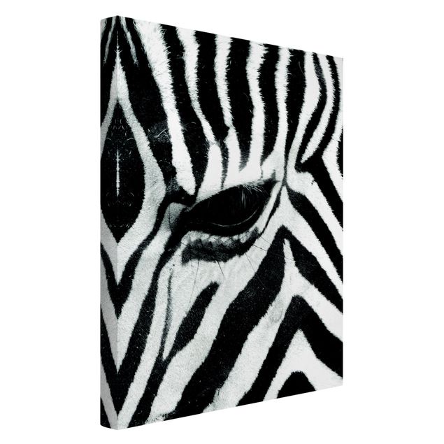 Telas decorativas em preto e branco Zebra Crossing No.3