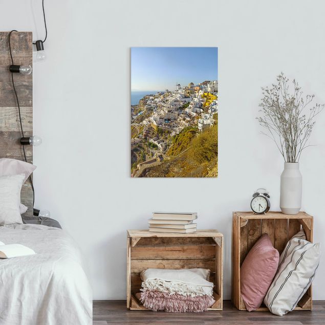 quadros de paisagens Oia On Santorini