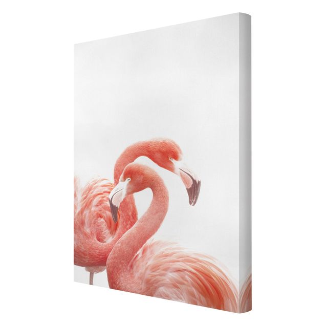 decoração quadros Two Flamingos