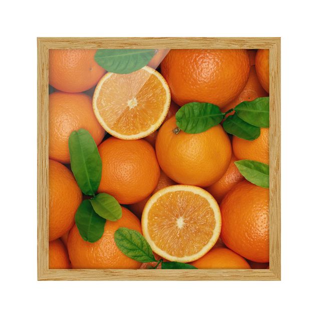 Quadros em laranja Juicy oranges