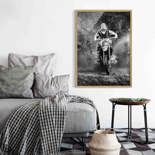 Quadros retratos Motocross In The Mud